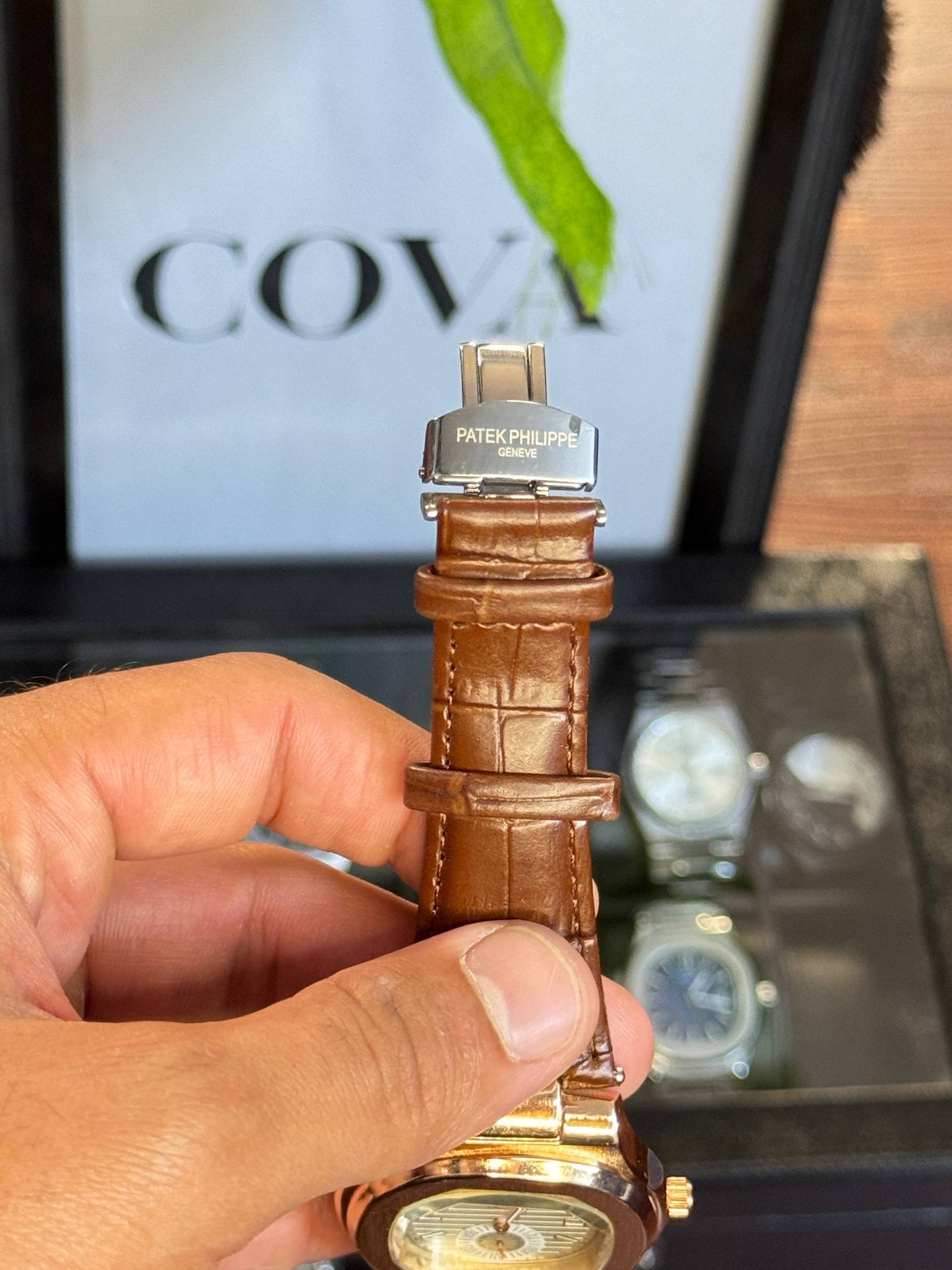 Patek Philippe Nautilus – Rose Gold Chronograph, white Dial