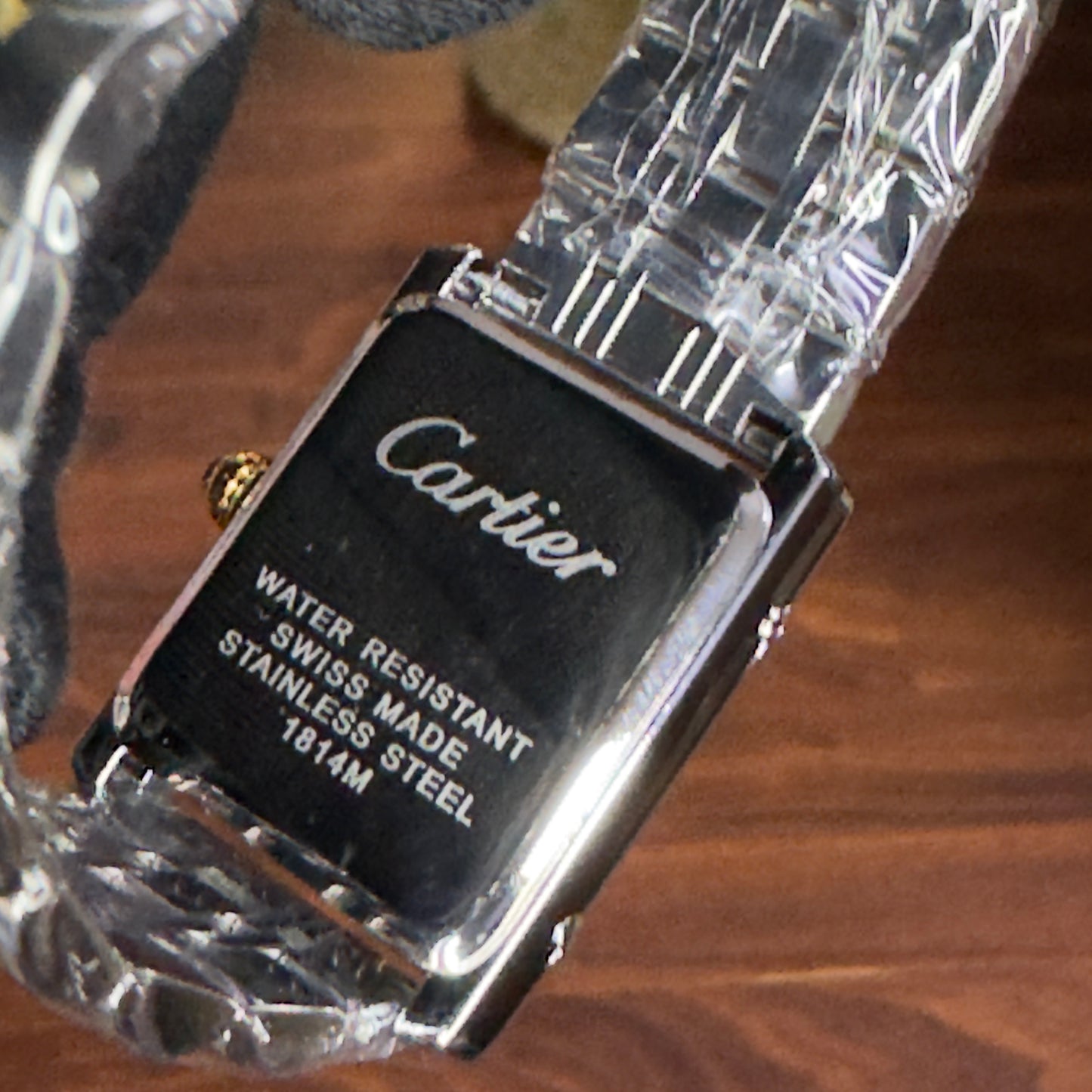 Cartier tank stainless steel