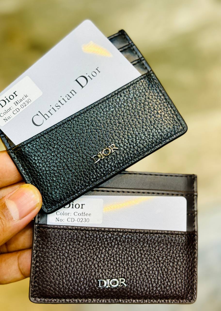 Dior Wallet – Leather, Slim Luxury Design