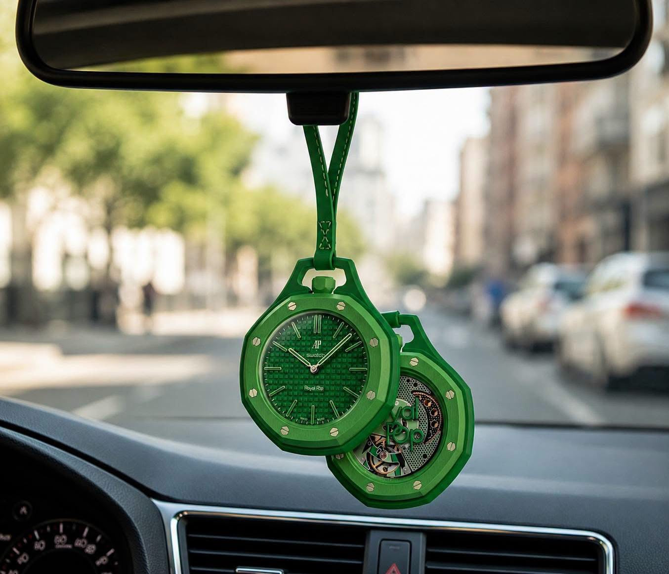 AP x Swatch Royal Pop Pocket Watch – Trendy Bag Charm Accessory