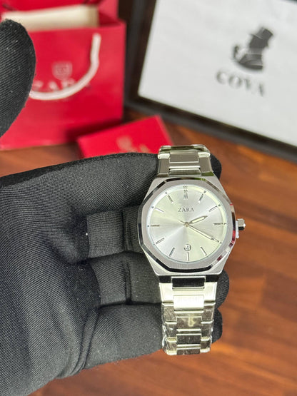 ZARA Silver Stainless Steel Watch