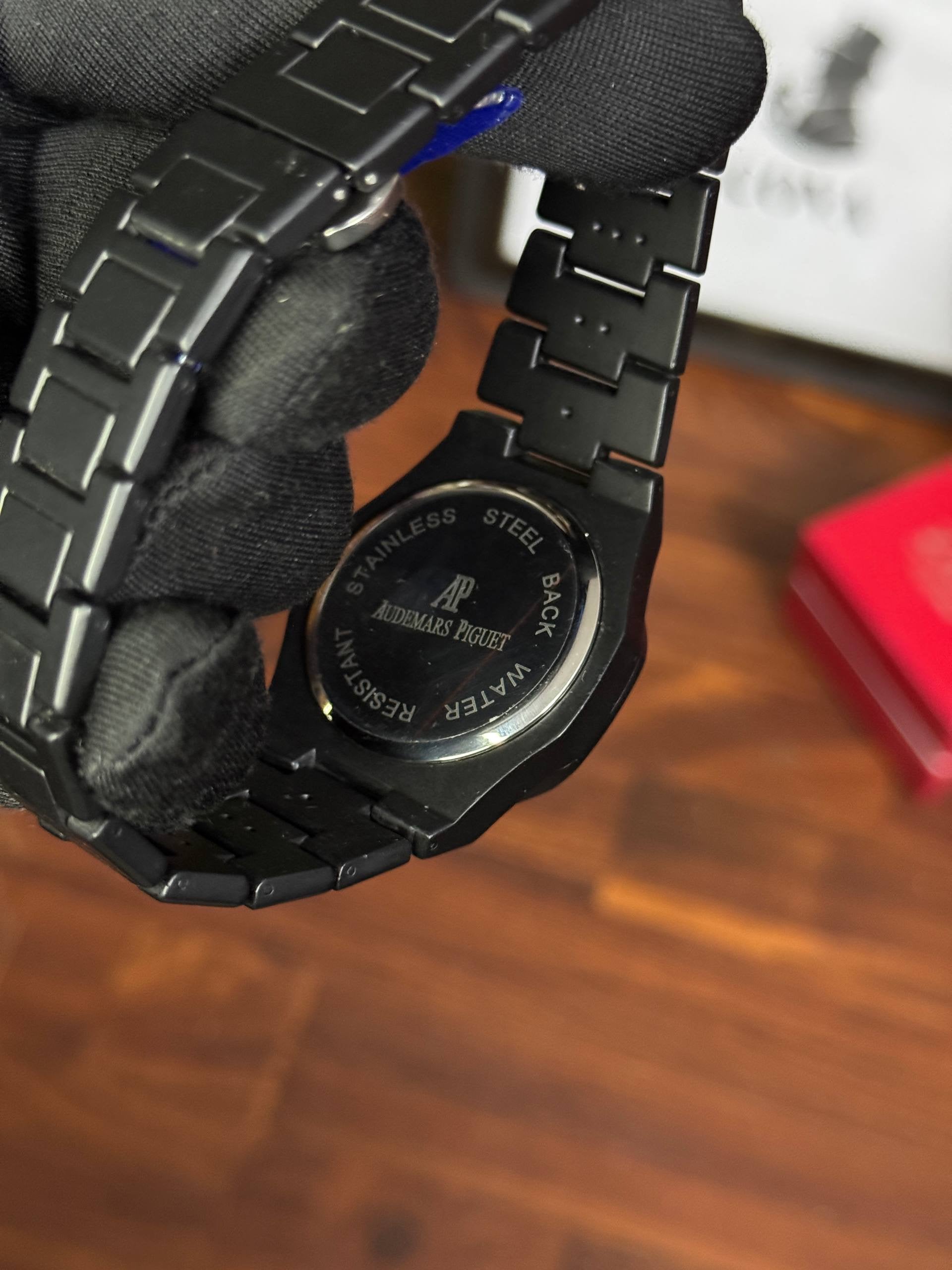 Audemars Piguet Royal Oak Black Arabic Dial Quartz Watch