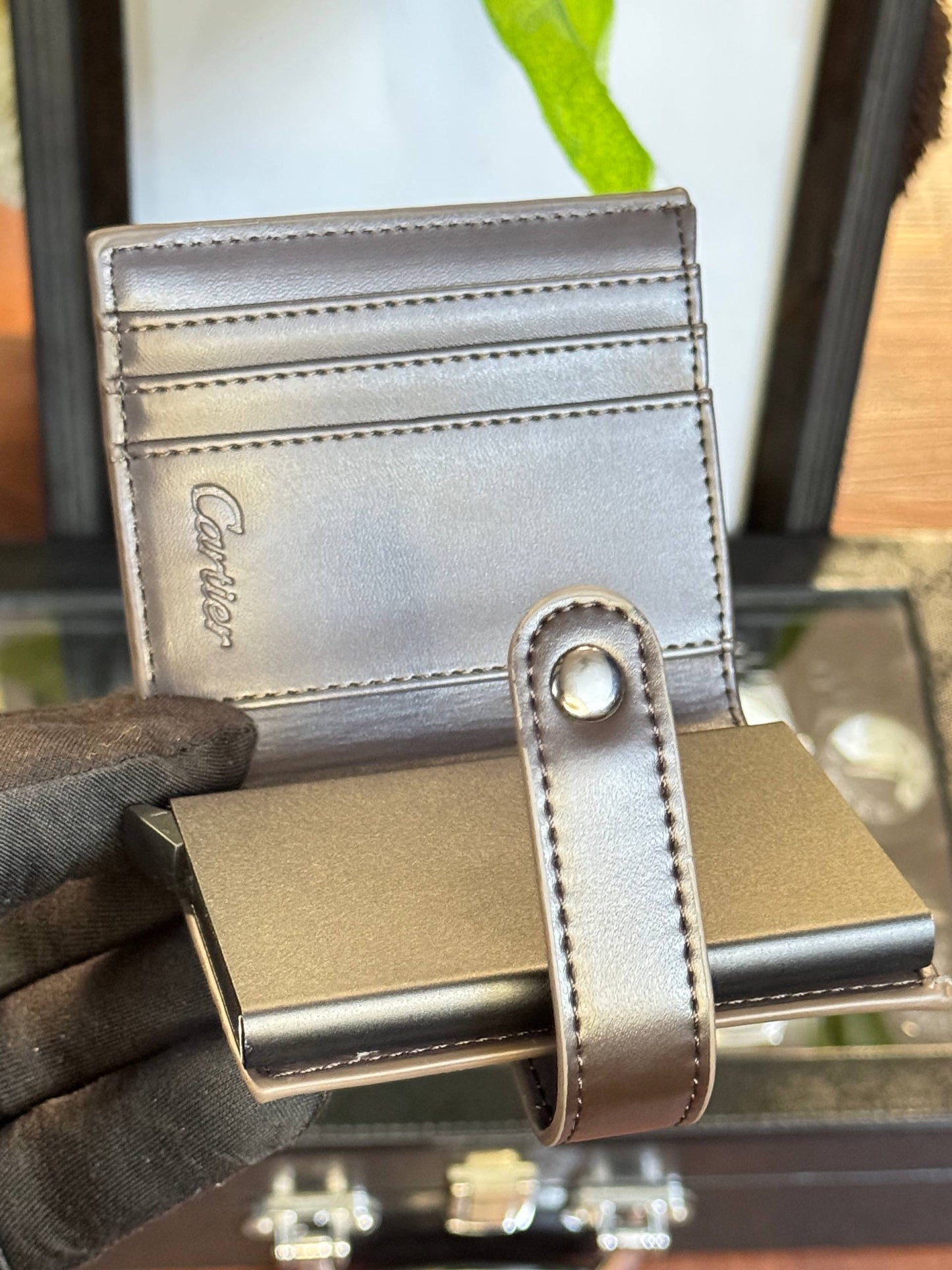 Cartier - Leather Card Holder Wallet
