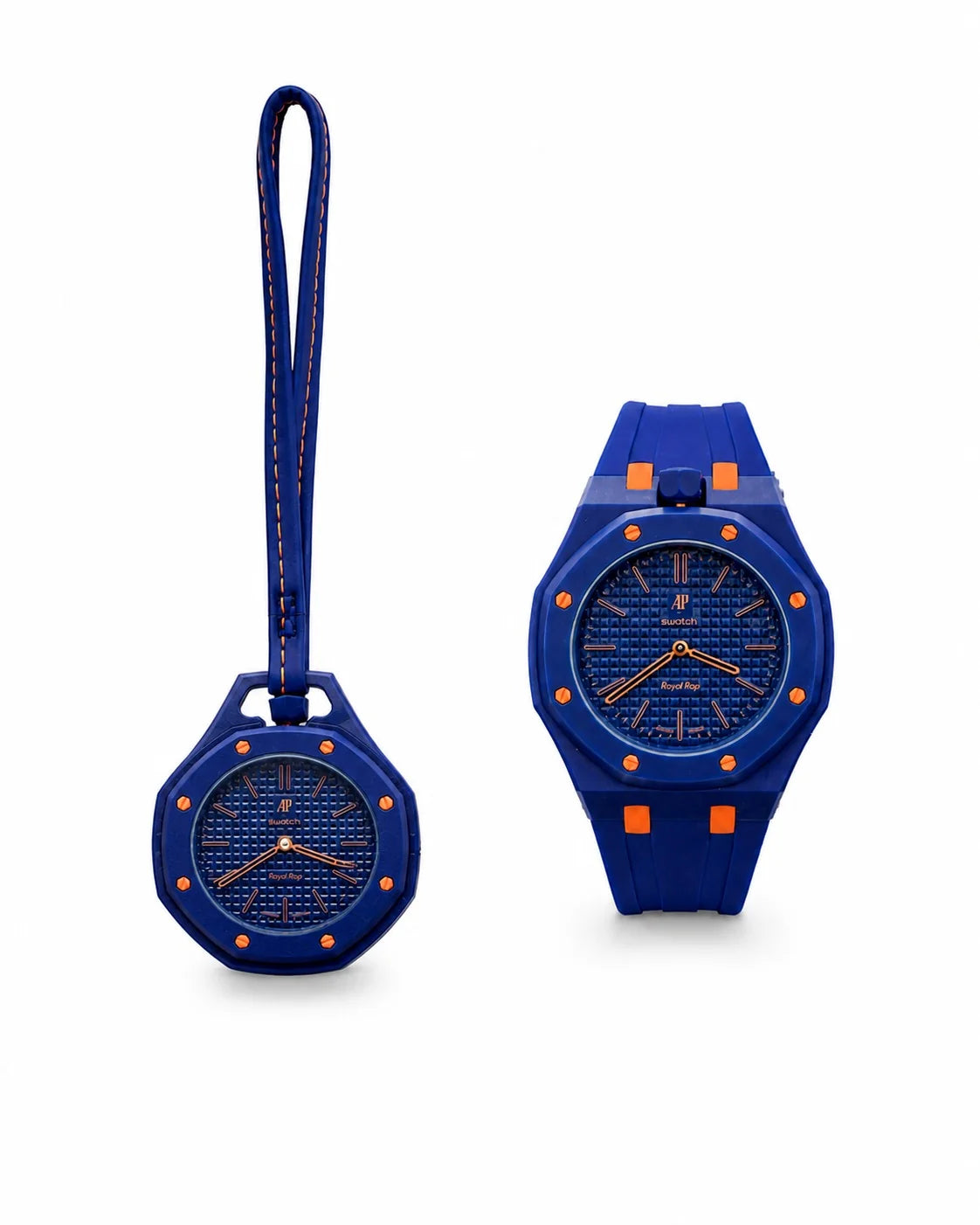 AP x Swatch Royal Pop Pocket Watch – Trendy Bag Charm Accessory