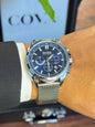 HUGO BOSS Chronograph Stainless Steel Blue Dial