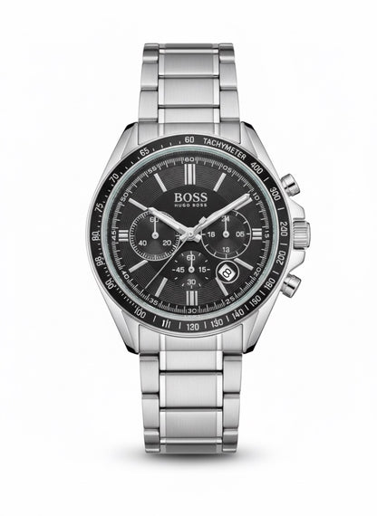 BOSS Classic Chronograph – Black Dial, Stainless Steel