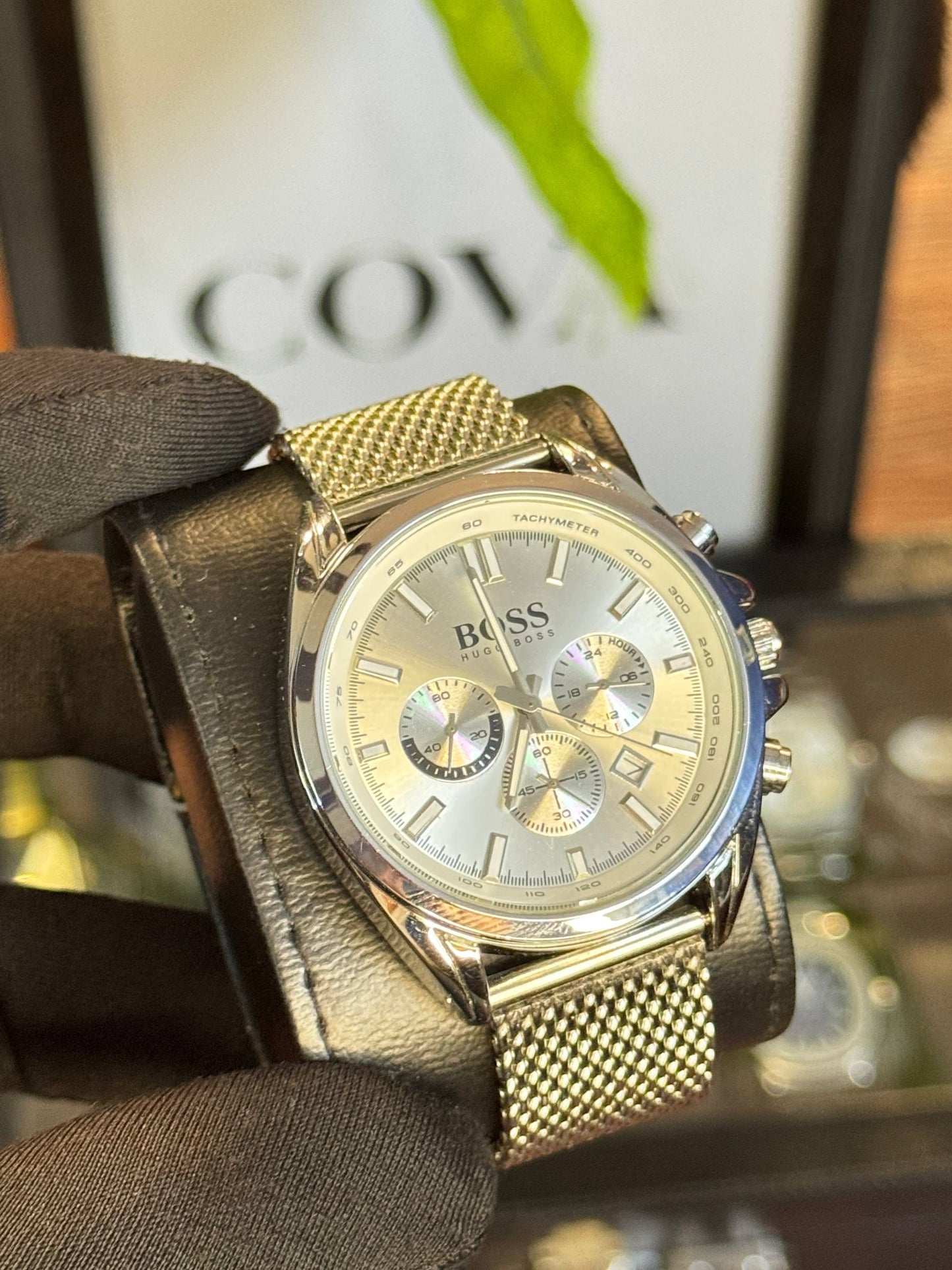 HUGO BOSS Chronograph Stainless Steel Silver Dial