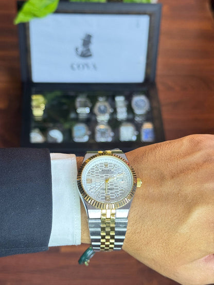 Rolex Two-Tone Silver Dial – Jubilee Bracelet Edition