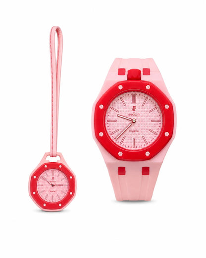 AP x Swatch Royal Pop Pocket Watch – Trendy Bag Charm Accessory