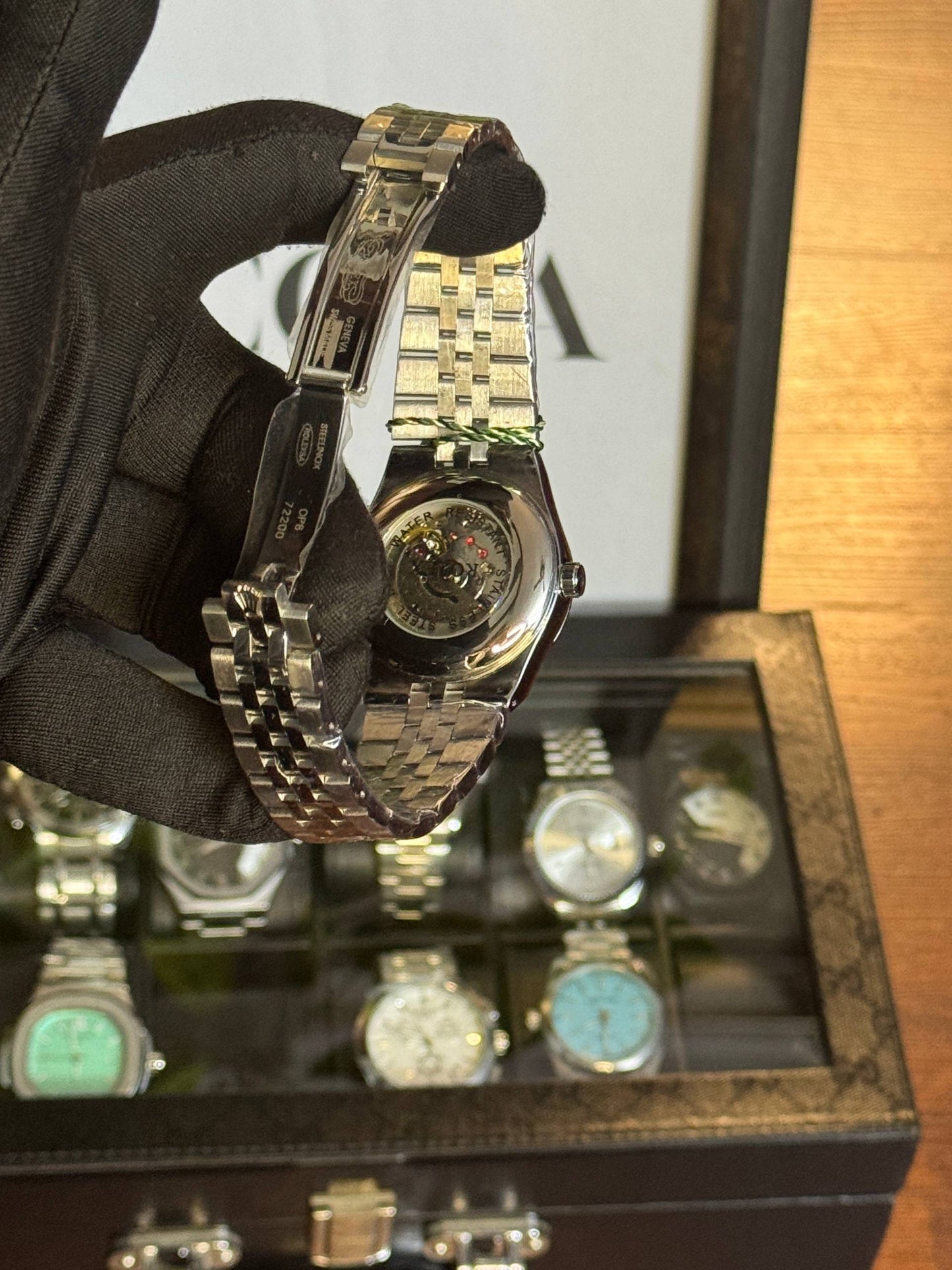 Rolex Land-Dweller Men's Watch – Blue Honeycomb Dial Jubilee Bracelet