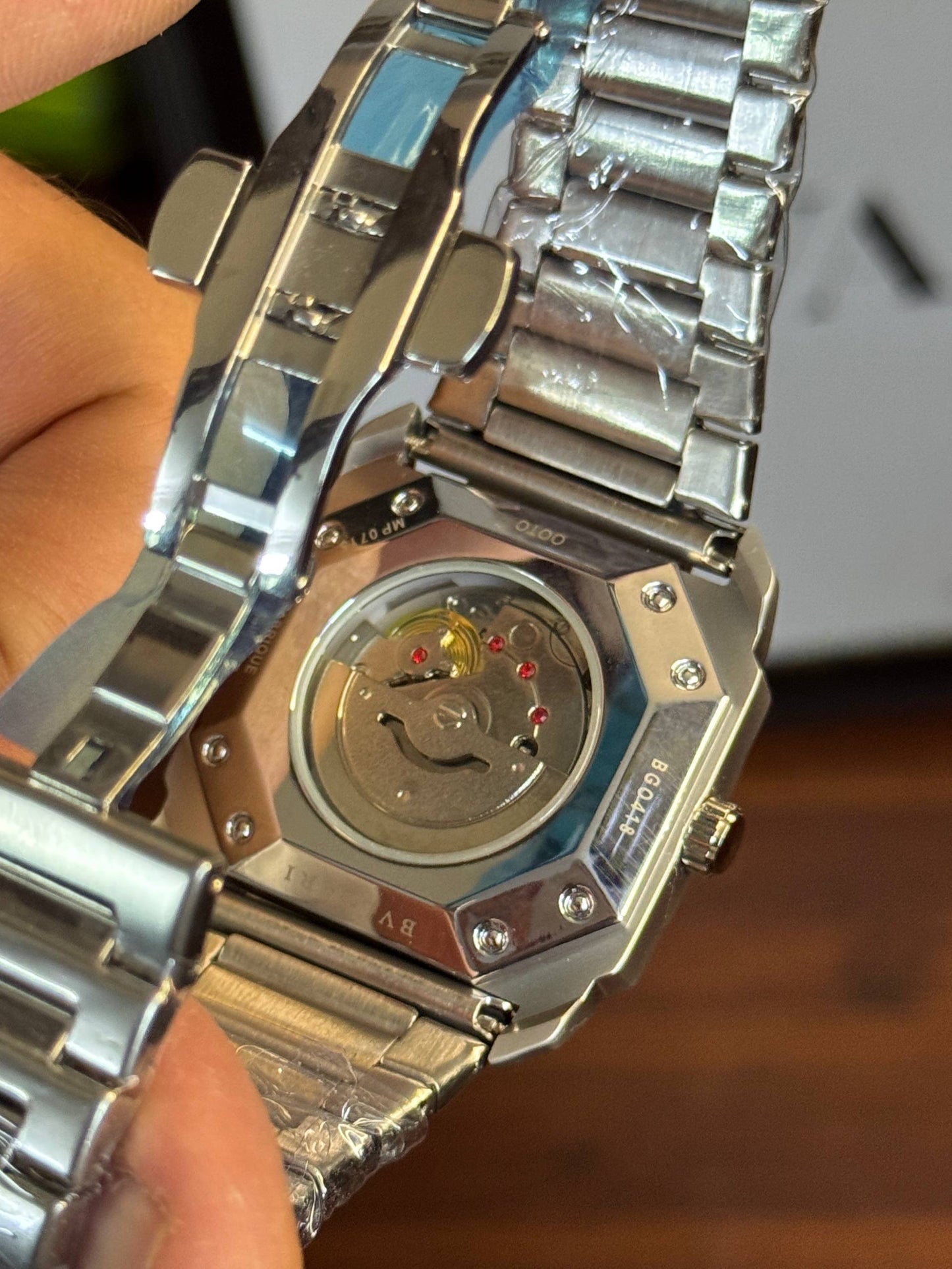Bvlgari Octo Men's Watch – Black Dial Stainless Steel