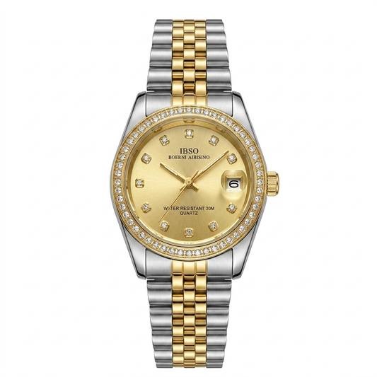 IBSO Boerni Aibisino — Women’s Crystal Bezel Watch