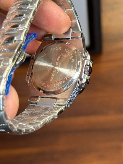 Patek Philippe Nautilus Watch for Men – Stainless Steel Quartz