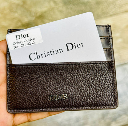 Dior Wallet – Leather, Slim Luxury Design