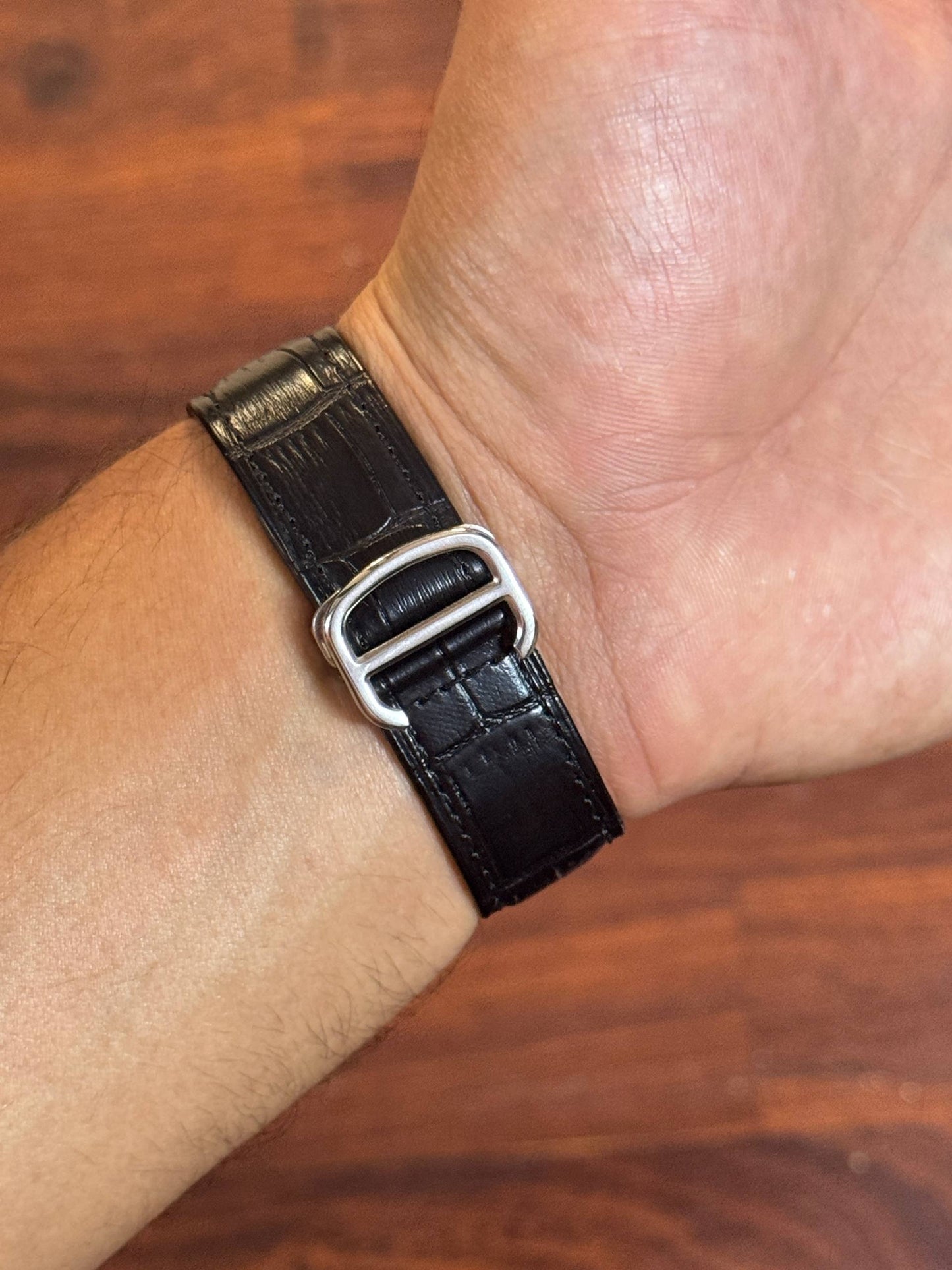 Cartier Santos-Dumont Watch - 46.6 Mm X 33.9 Mm Steel Case Silver Dial