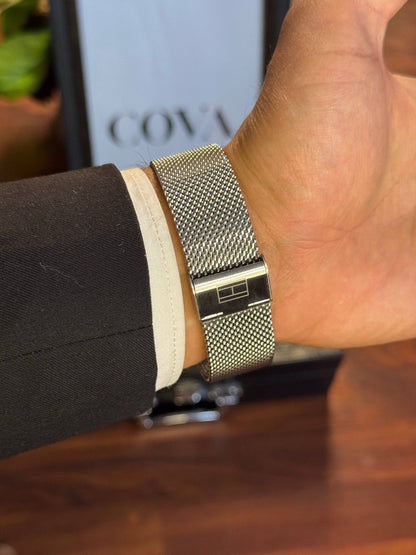 Tommy Hilfiger Watch For Men – Elegant Silver Dial Design