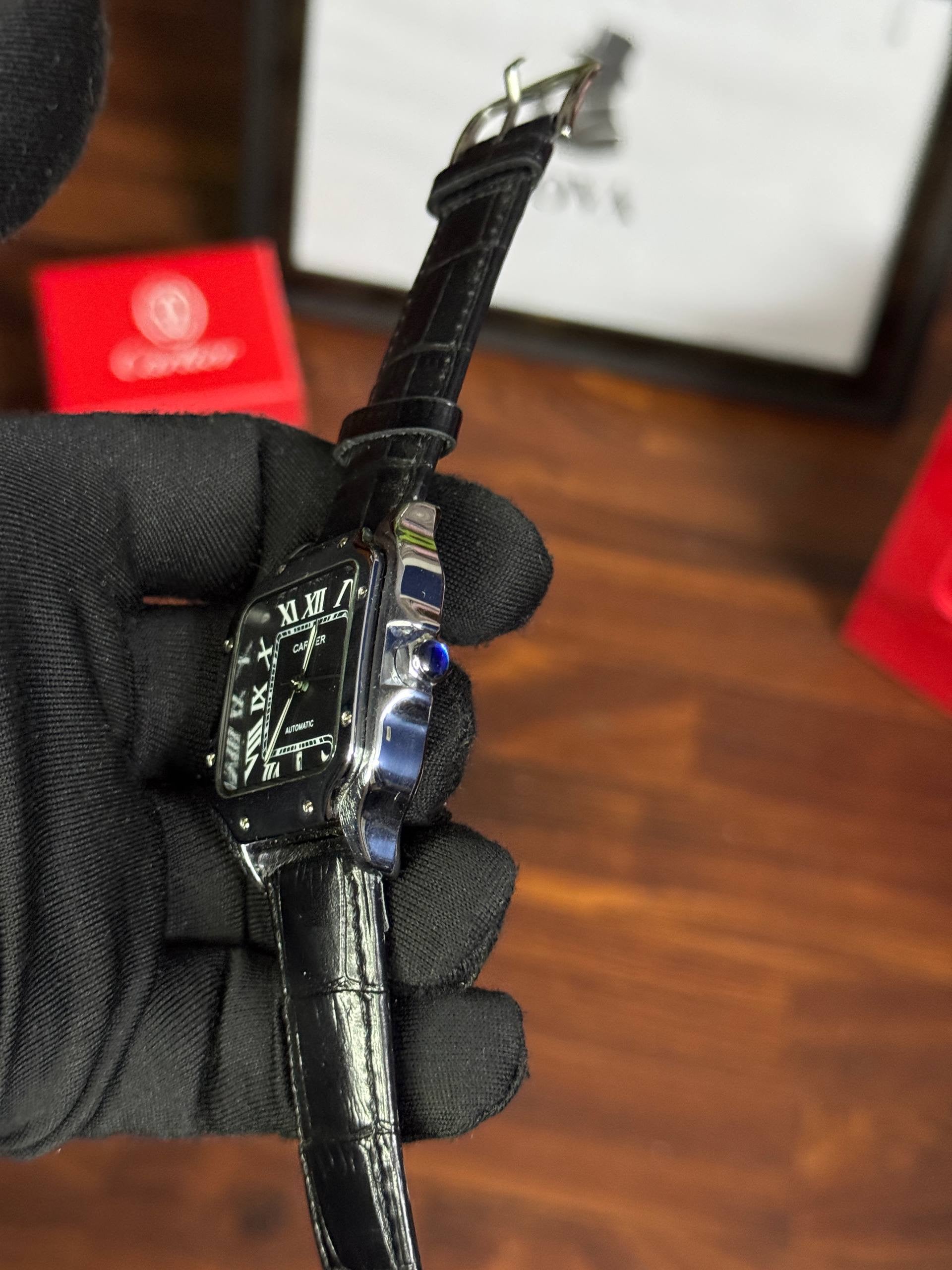 Cartier santos leather