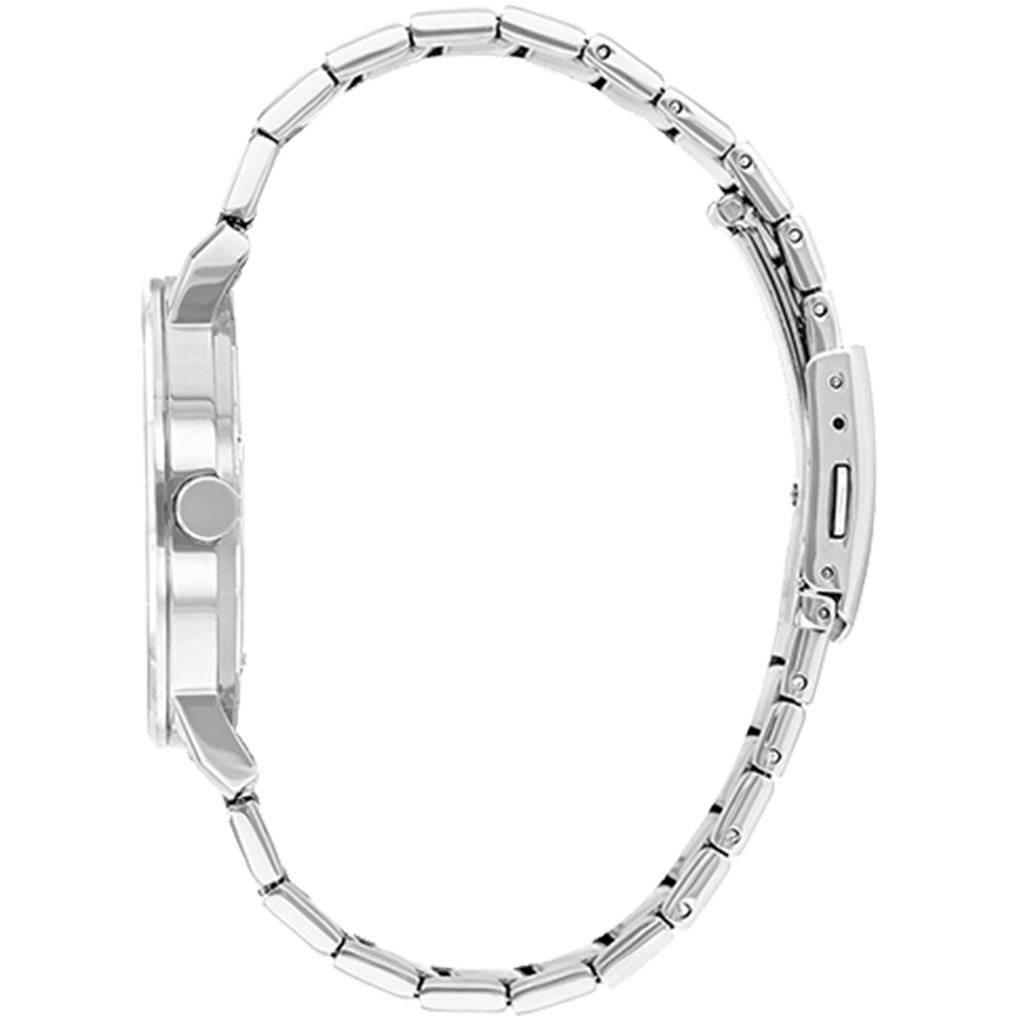 Citizen Men's Watch – Black Dial, Silver Stainless Steel Bracelet