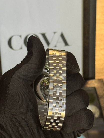 Rolex Land-Dweller Watch For Men – 40mm Case | Ice Blue Dial & Fluted Bezel