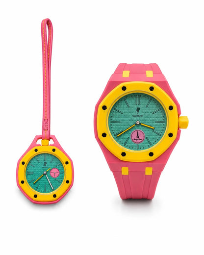 AP x Swatch Royal Pop Pocket Watch – Trendy Bag Charm Accessory