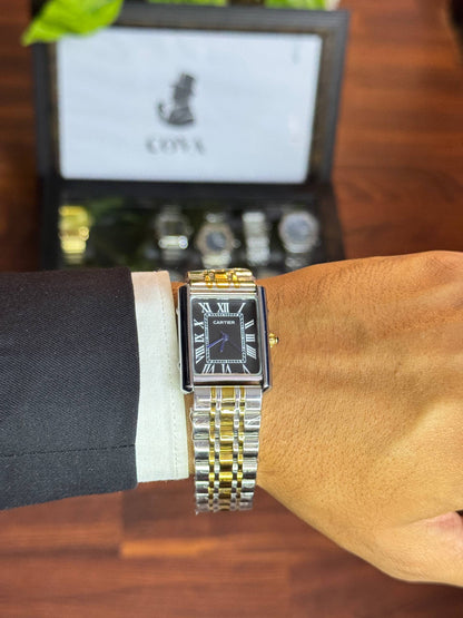 Cartier tank stainless steel