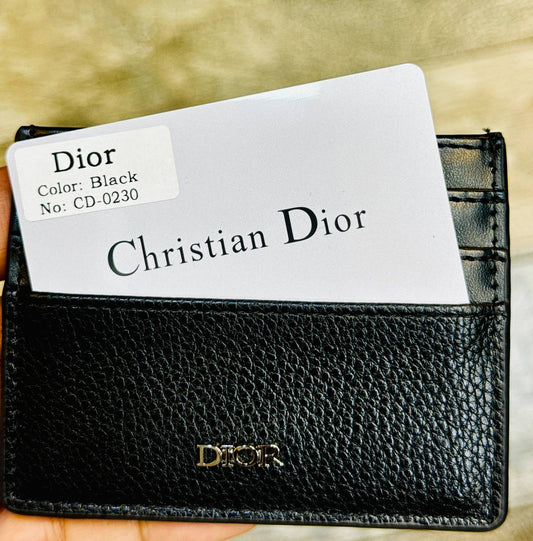 Dior Wallet – Leather, Slim Luxury Design