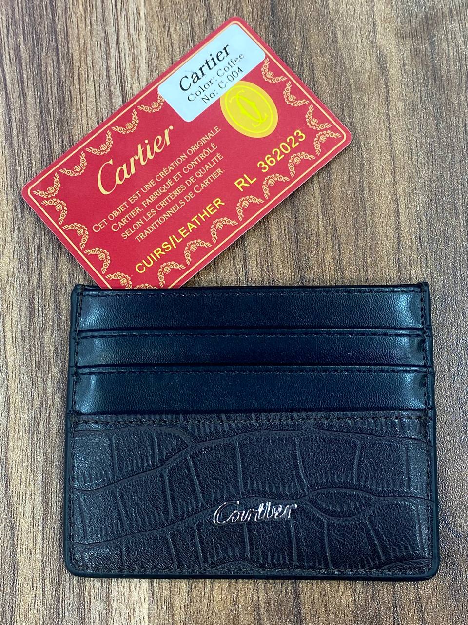 Cartier Leather Card Holder