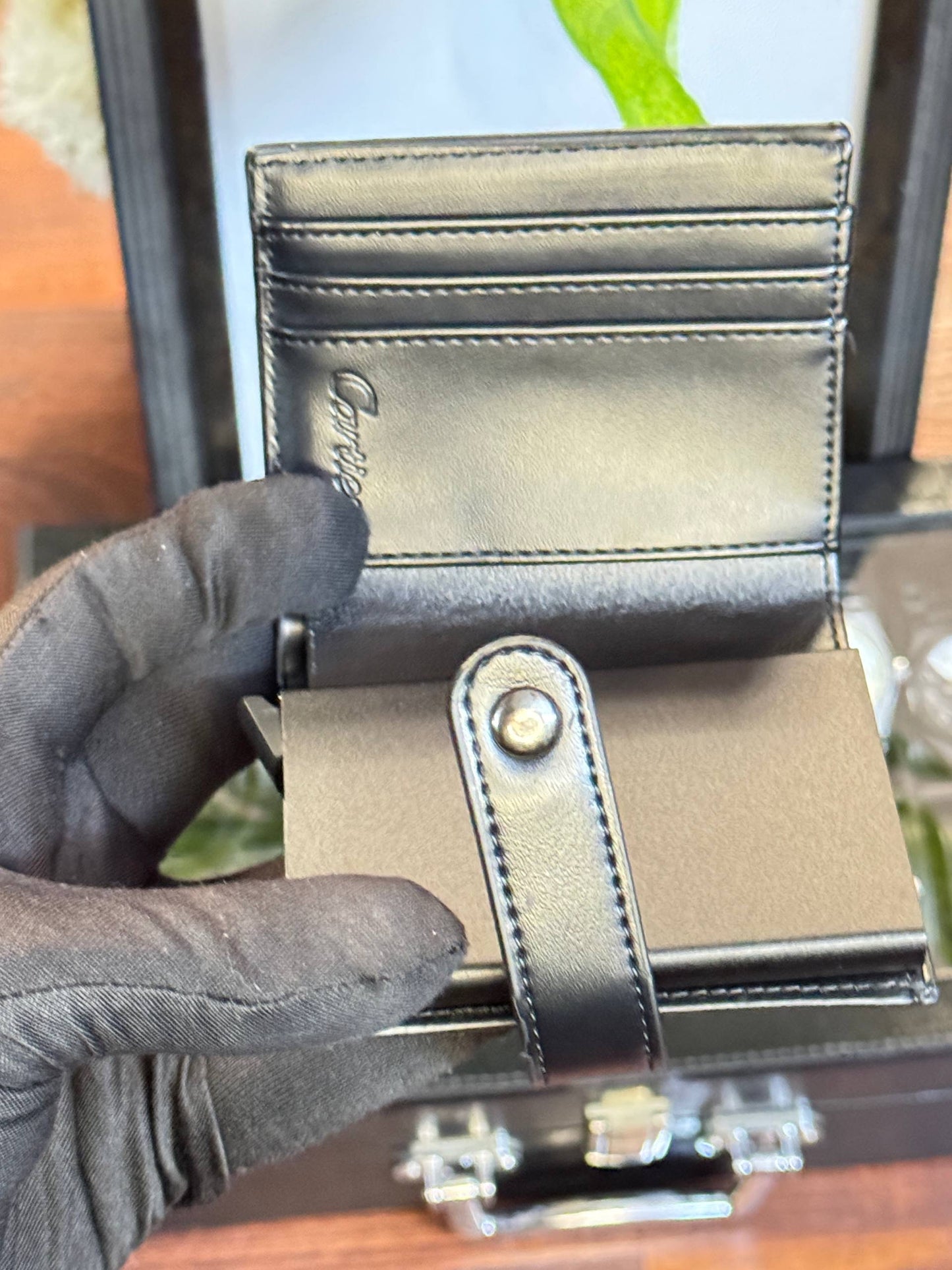 Cartier - Leather Card Holder Wallet