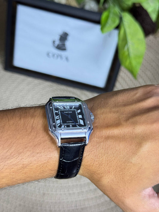 Cartier Santos Dumont- Classic Leather Strap Men’s Watch
