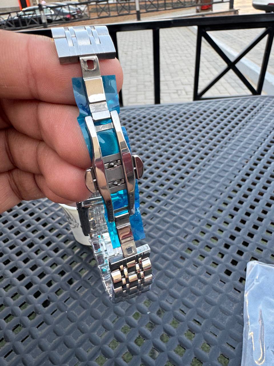 Cartier tank stainless steel