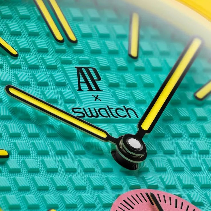 AP x Swatch Royal Pop Pocket Watch – Trendy Bag Charm Accessory