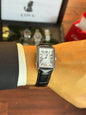 Cartier Tank – White Roman Dial, Leather Strap