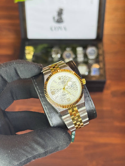 Rolex Two-Tone Silver Dial – Jubilee Bracelet Edition