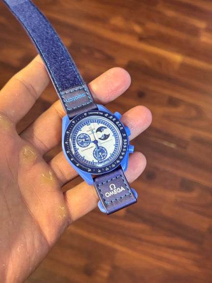 Omega x Swatch MoonSwatch Style Chronograph – Blue Speedmaster