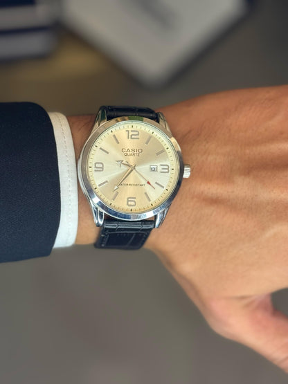 Casio Lather Black