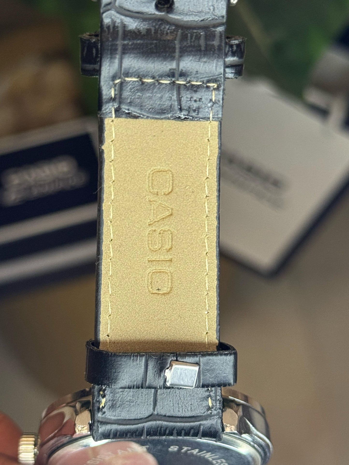 Casio Lather Black