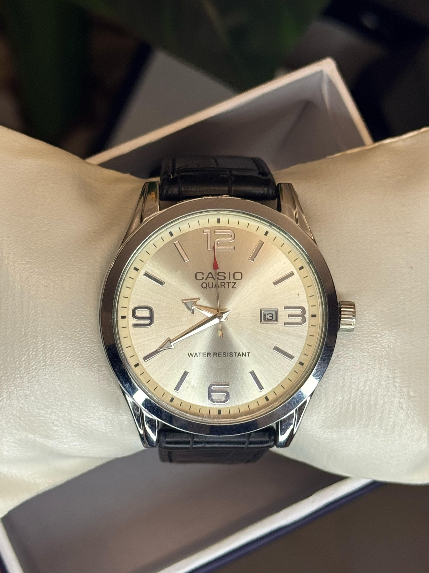 Casio Lather Black