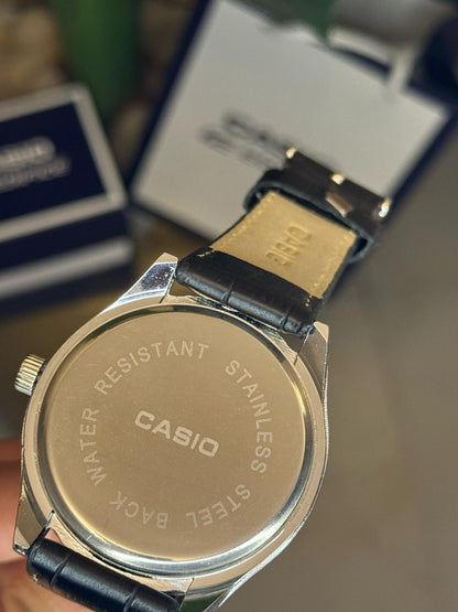 Casio Lather Black