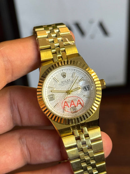 Rolex Land-Dweller Open Case — Women’s Oyster Perpetual Style Watch
